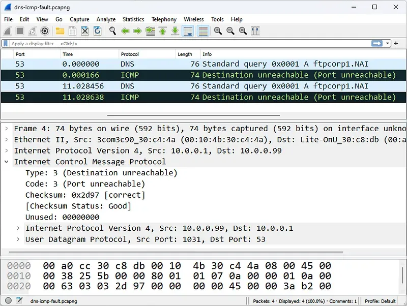 DNS Sunucusunda Port 53 Kapalı Uyarısı