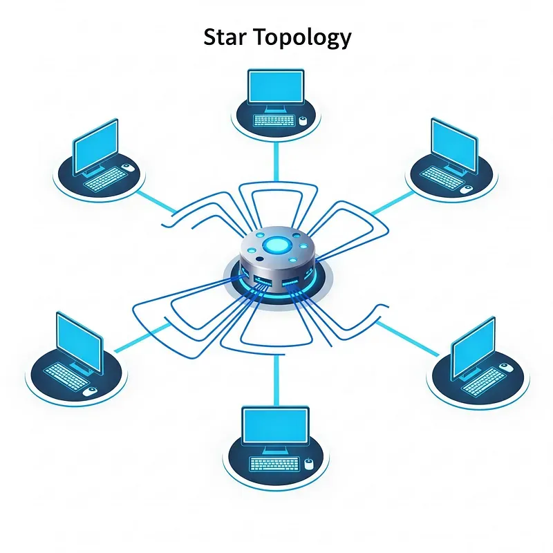 Star (Yıldız) Topolojisi